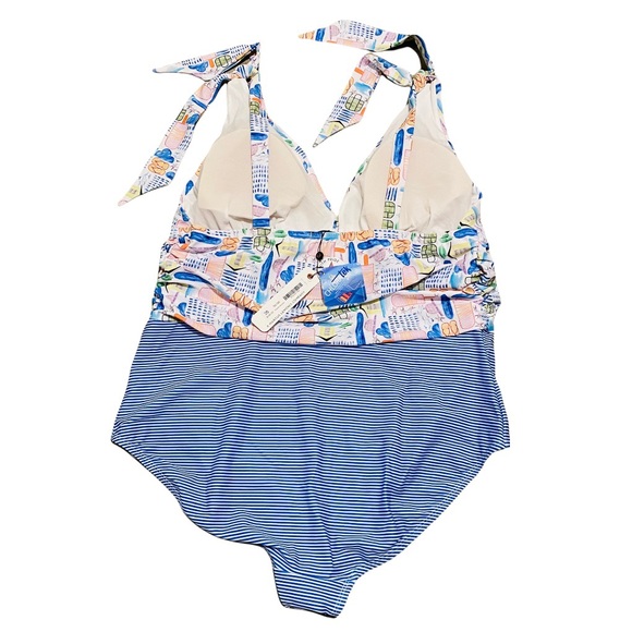 SILOETT One Piece Swimsuit SportUV UPF 30+ Size 26 - Picture 9 of 12